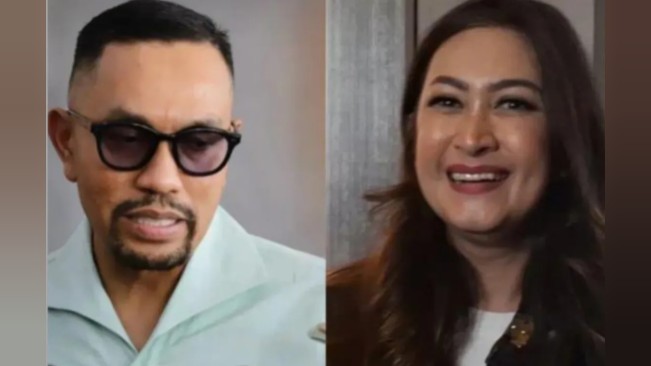 Ahmad Sahroni dan Nafa Urbach. [Instagram]